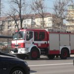 Пожар избухна в двора на Техническия университет във Варна